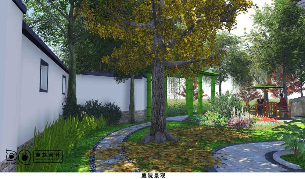 四川成都今日润园别墅庭院设计,别墅庭院设计,景观设计,园林设计